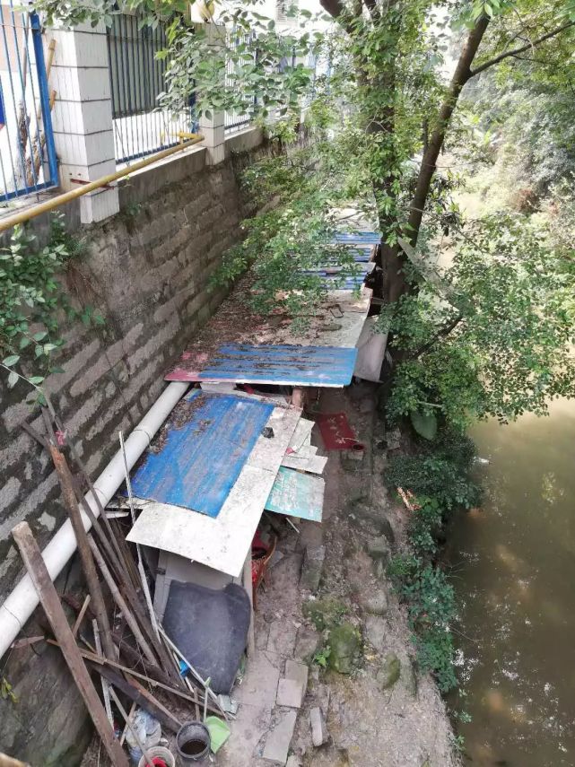 赞!普莲河道旁这两处影响内沟河水体的违建被拆除!