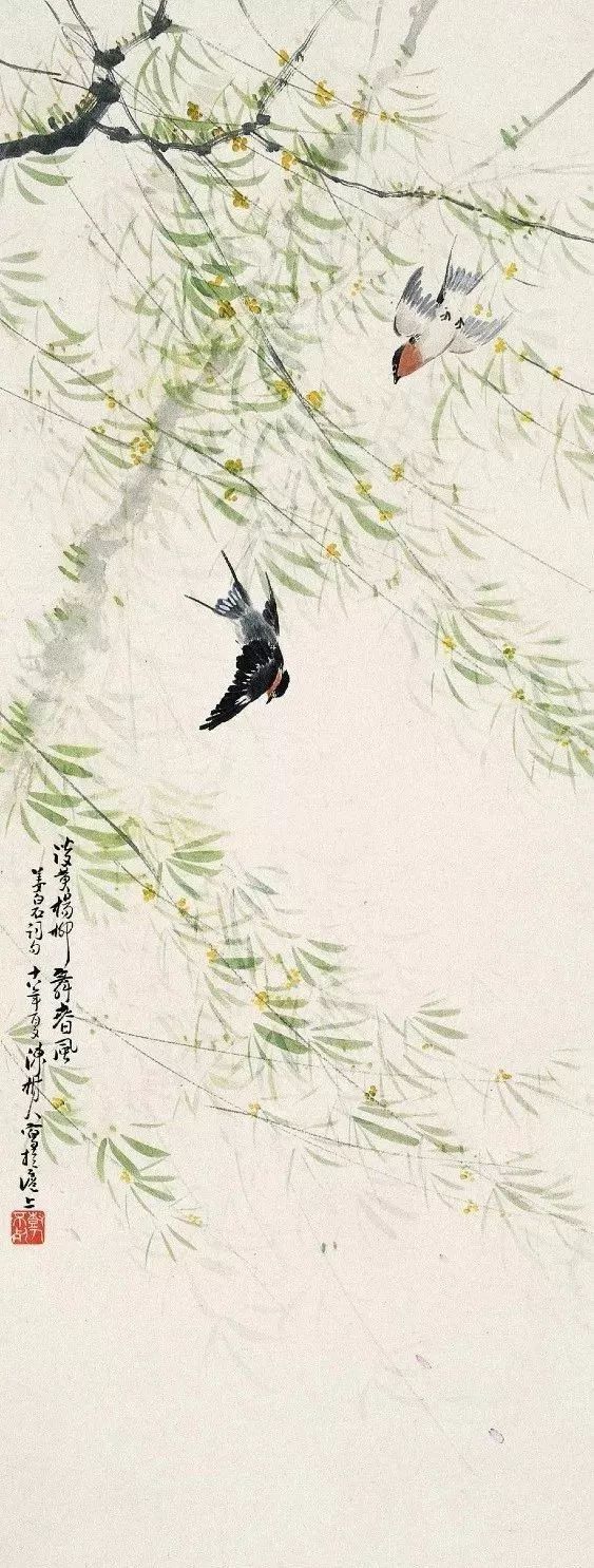 微风燕子斜盘点国画中的燕子