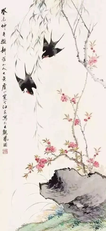 微风燕子斜盘点国画中的燕子