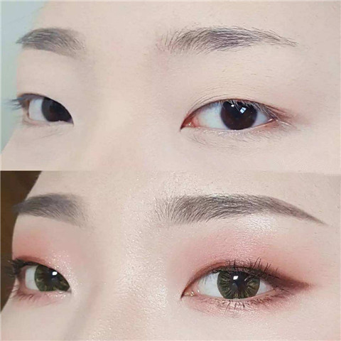 单眼皮这样画可以让我们的眼睛放大十位