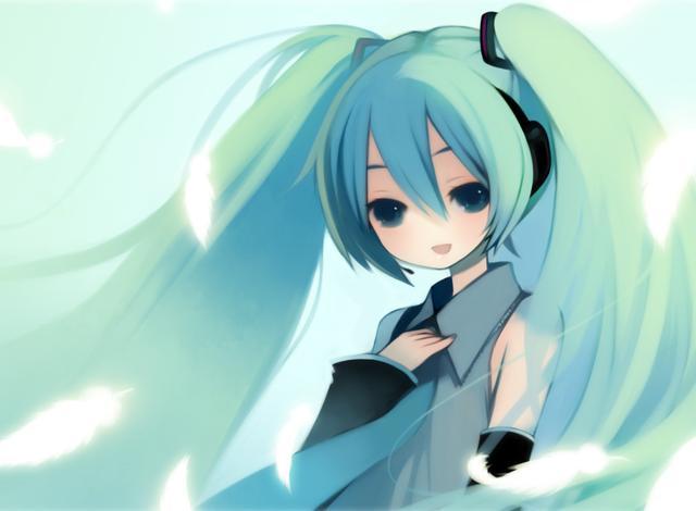 初音未来二次元壁纸:谁都未曾听过的初始之音,来自未来的访客