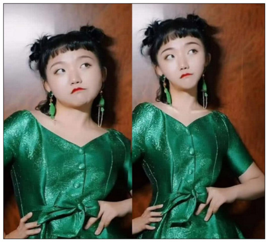当辣目洋子遇上p图大师,大圆脸变成瓜子脸,网友:沦陷了