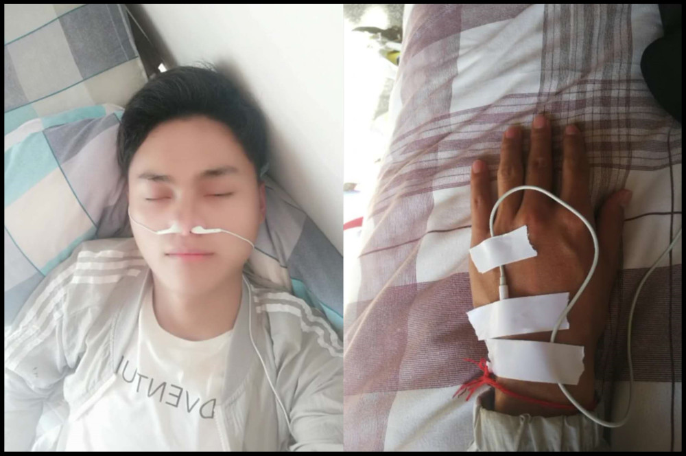 学生爆笑"请假画面",耳机线输液,班主任:不就是个张麻子吗?