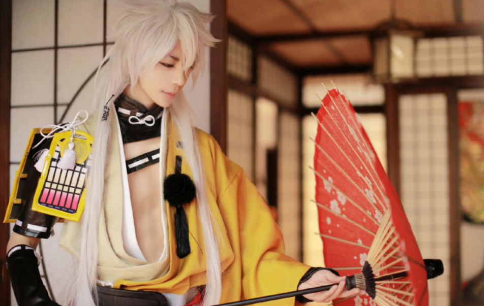 熊祁cos小狐妖,看起来十分的呆萌,网友:快跑去围观小狐妖