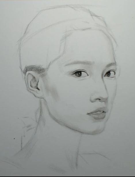 素描教程 | 实力派女星李沁