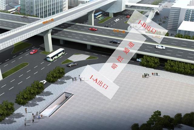 古田二路地下人行通道通过验收 月底将投入使用