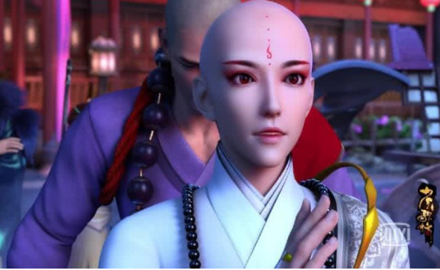 当"妖僧"无心有了头发,女生都自愧不如,这是什么妖孽!