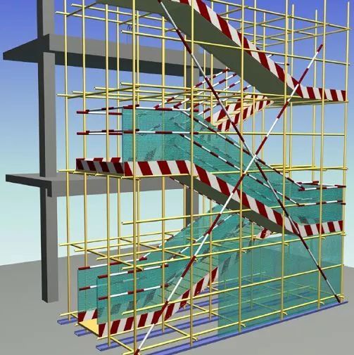 滑升模板施工的混凝土烟囱,筒仓不另计算脚手架.