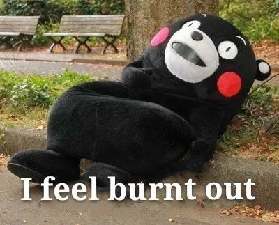 在项目结束时,我身体被掏空了by the end of the project, i was just