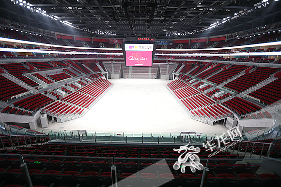 重庆华熙live体育场馆.华龙网-新重庆客户端记者 李裕锟 摄