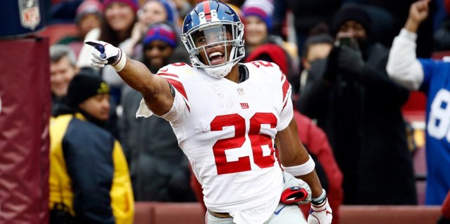 实际选择:萨克万-巴克利2,巨人:萨克万-巴克利(跑卫,宾夕法尼亚州立