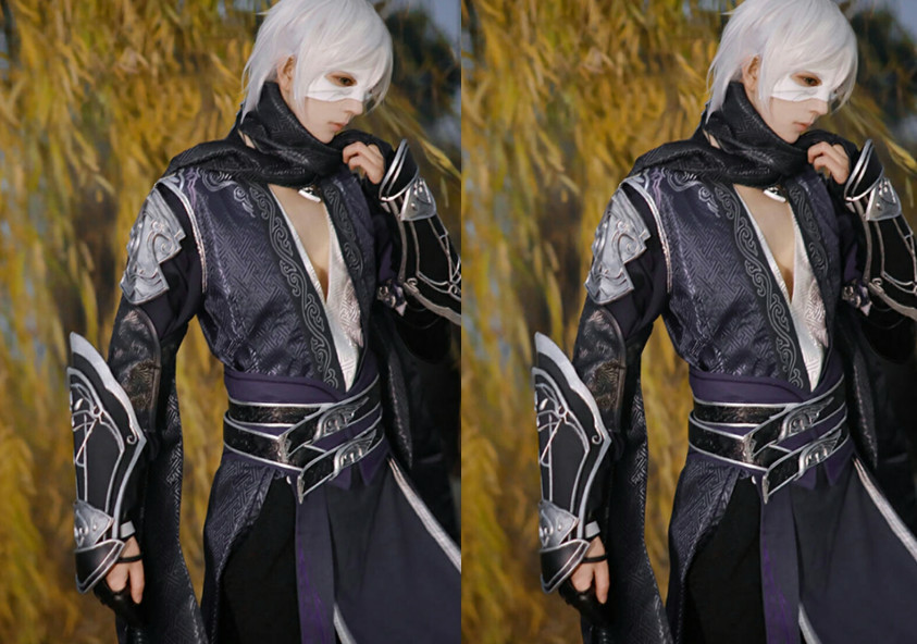 熊祁白发写真重现,是要对镜贴黄花吗,网友:我可以的为我贴