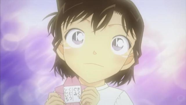 柯南新一总叫小兰爱哭鬼可小兰做这件事却让新一马上后悔了