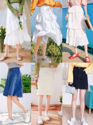 仙气十足的22款半身裙 件件都是 粗腿星人 必备的时尚单品