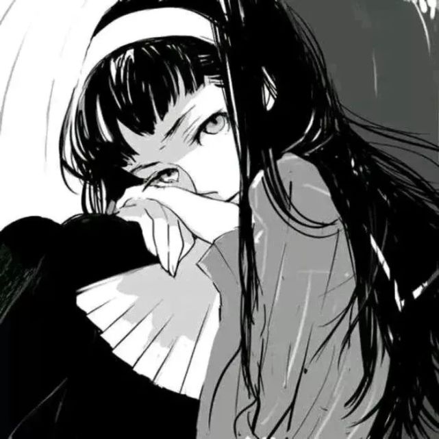 消失很久的 暗黑丧系头像