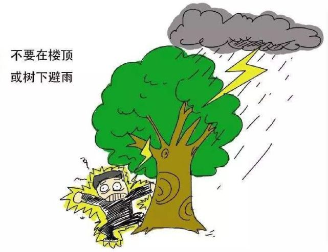 雷雨天出门钓鱼一定要注意安全