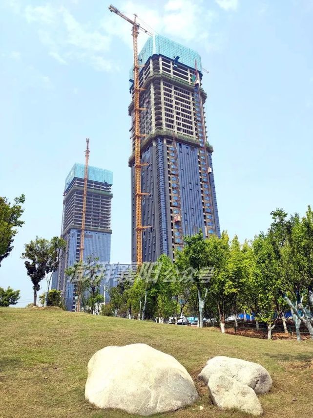 220米双塔襄阳摩天建筑群来了320米地标领衔未来天际线
