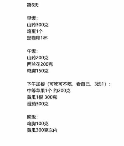 二十一天减肥法,一周减肥食谱,快速健康瘦身