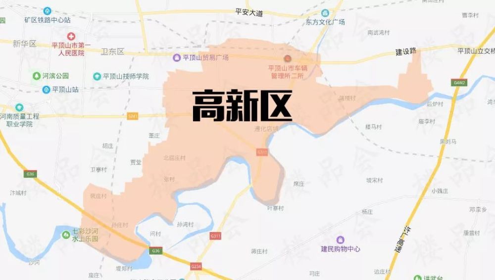 房价报告,平顶山市区9月份房价地图:区域均价两极分化,新盘