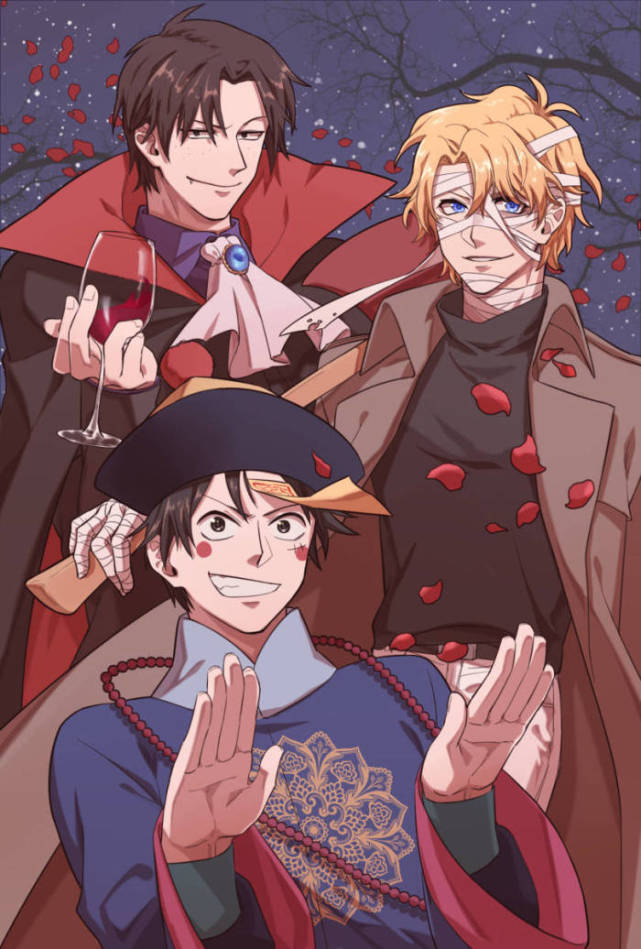 没错,就是我们的世界第一大剑豪鹰眼米霍克,还有我们的四皇之一的红发