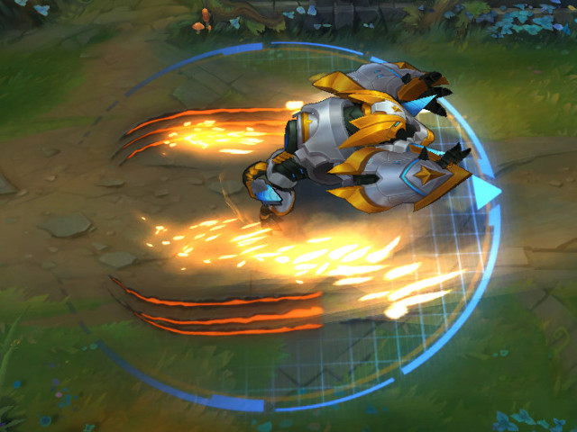 最近纳尔大招特效火了,ssg帅气十足,它火光冲天视觉效果震撼