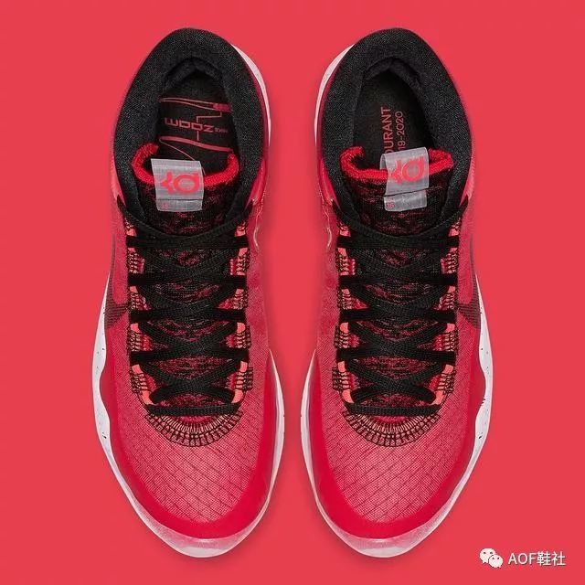 nike kd 12 "大学红"来了,这个颜色很好看!