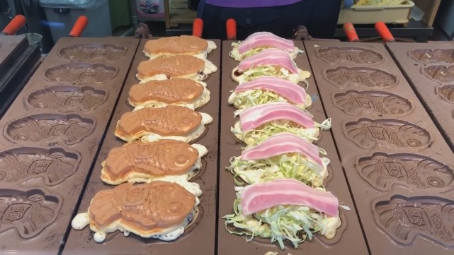 鲷鱼烧被做成了冰淇淋 居然还有玉米馅的