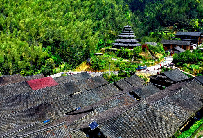 桂林东宅江大瑶寨在水一汸景区五一开门