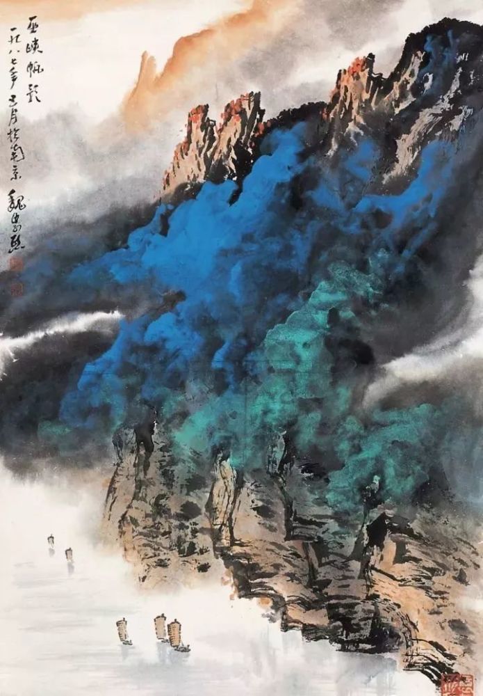 山水图|100幅精品山水图！这才叫好山好水，真是美不胜收！