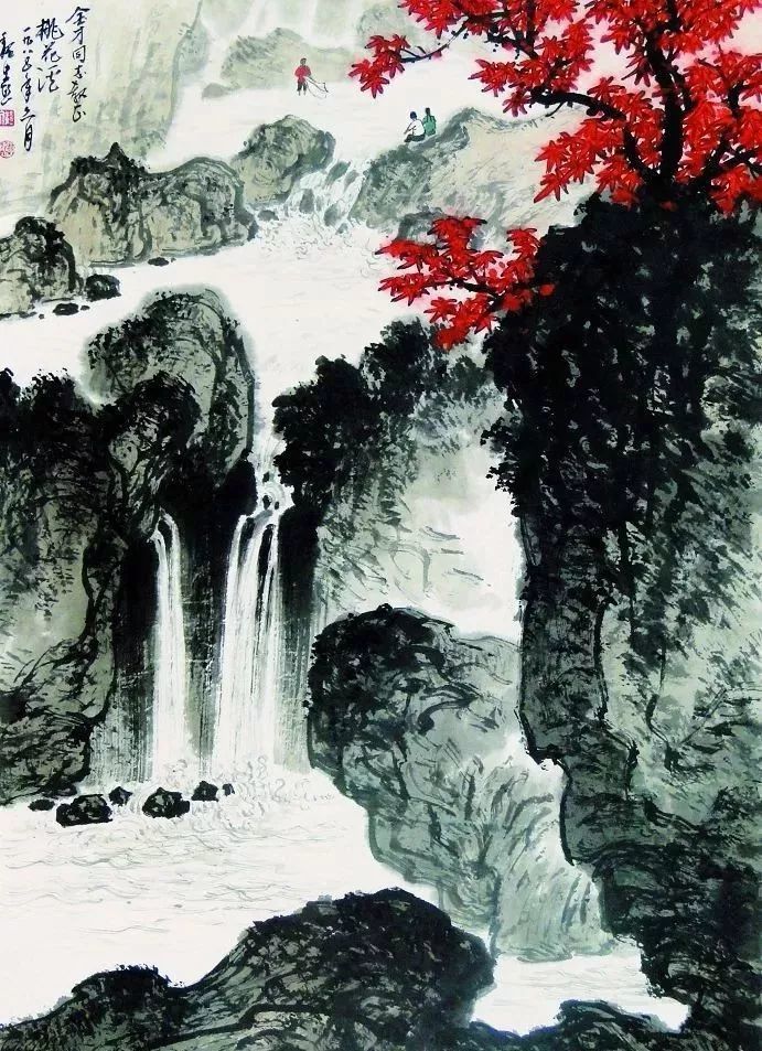 山水图|100幅精品山水图！这才叫好山好水，真是美不胜收！