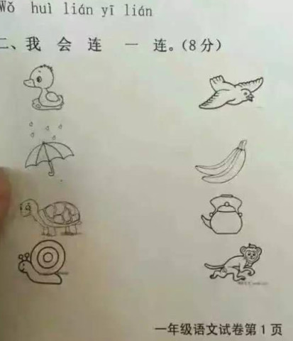 小学生智力测验题,家长看了怀疑人生,网友:我可能上了个假小学