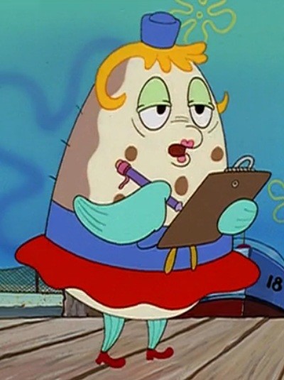 海绵宝宝:原来泡芙老师喜欢上了蟹老板了,可惜这事情成不了啊!