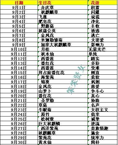 一年365天生日花和花语大全 看看你是什么生日花
