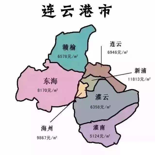 连云港房价地图解读！