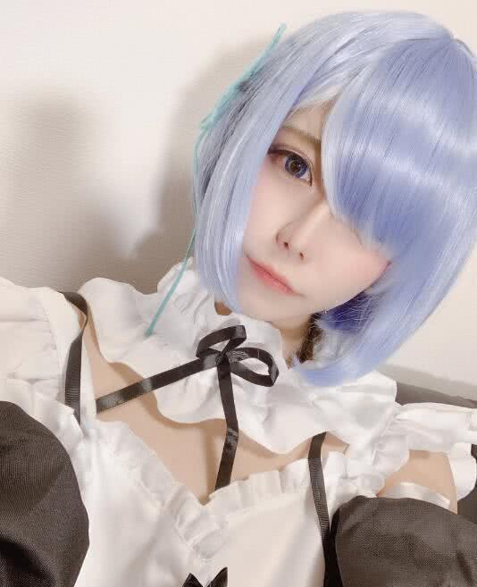 有种蕾姆cos叫日本男扮女装卸妆前vs后网友还我老婆