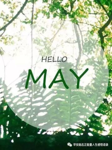 五月你好图片励志图片