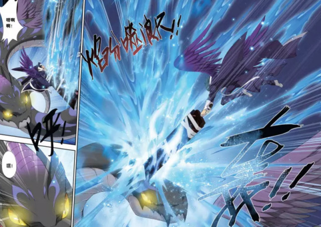 斗破苍穹:萧炎使用八极崩一招制敌,一顿