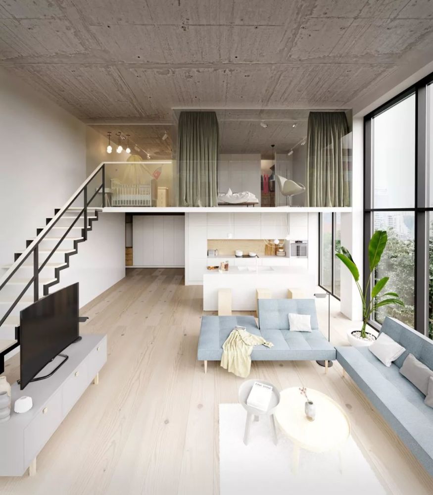 20款loft设计效果图年轻人绝对喜欢