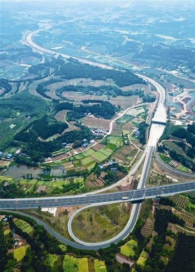 成安渝高速禾丰连接线或6月底竣工主线双向六车道