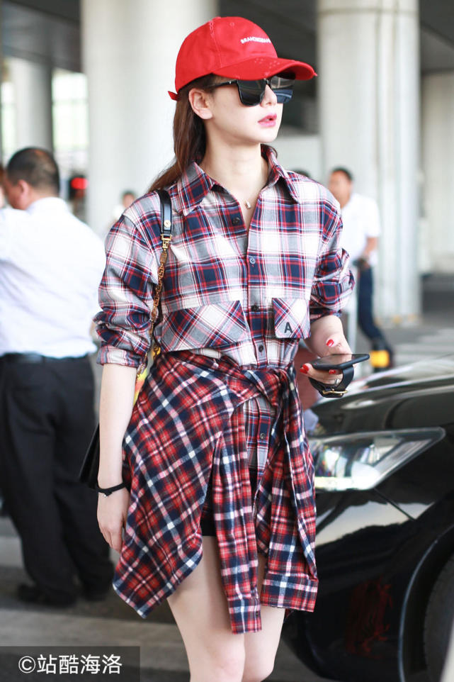 当明星穿上"程序猿"同款格子衫 林志玲 关晓彤姚晨秒变时髦精
