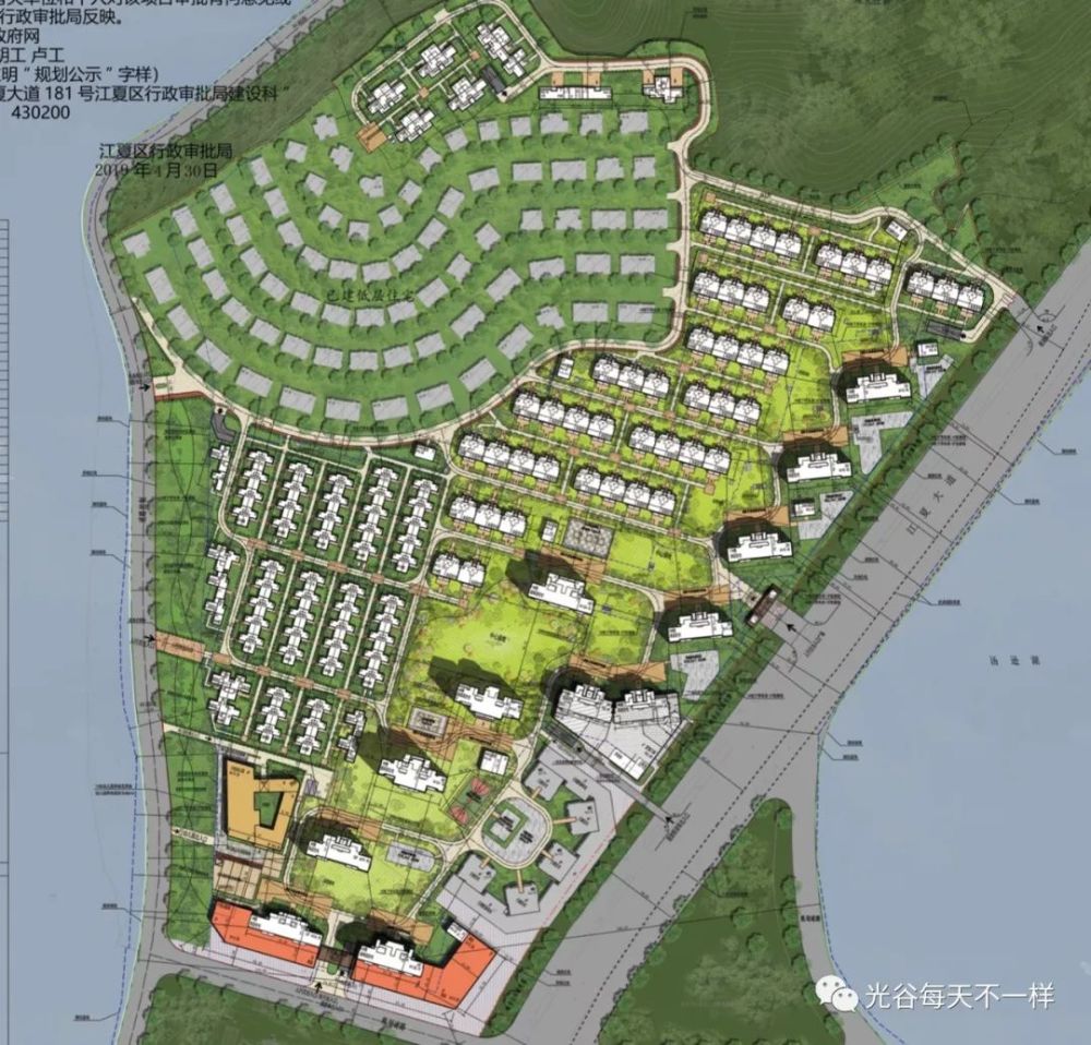 庙山汤逊湖边澳门山庄二期报建,将新建超高层住宅!