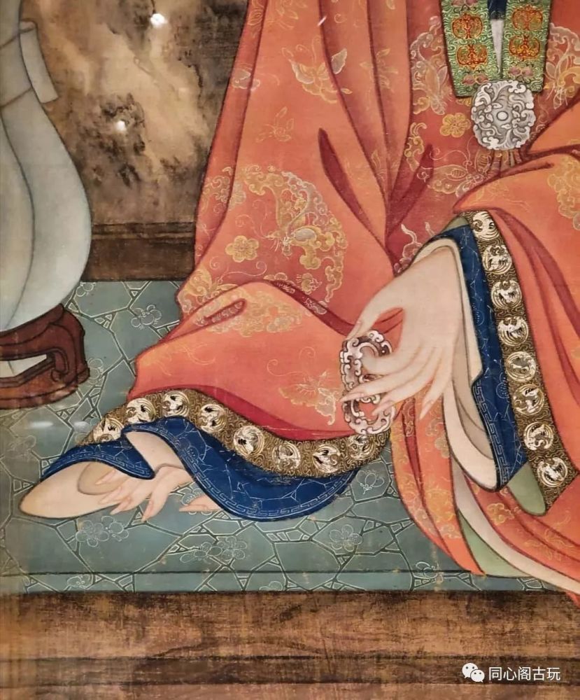 清·乾隆白玉蚩尤环