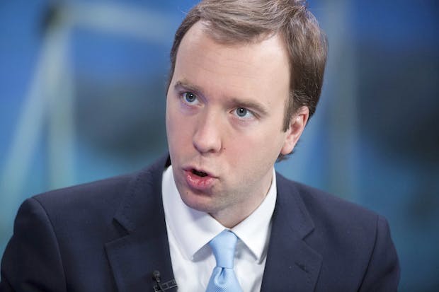 英国卫生大臣马修·汉考克