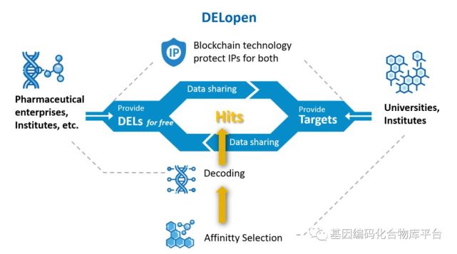 del化合物庫的篩選示意圖(圖片來源:delopen官方網站)