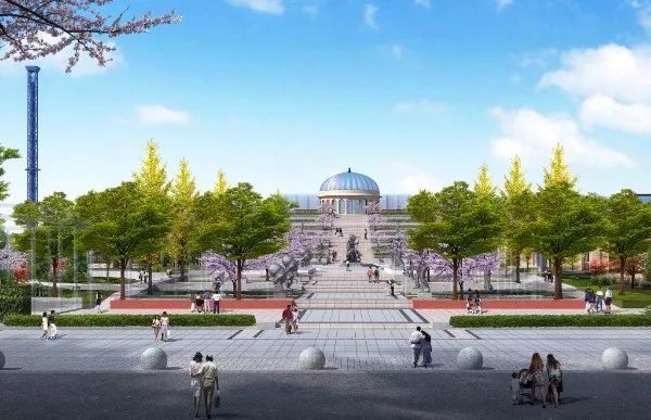 聊城又一个美出天际的游逛场所即将诞生,"醉"美卫育紫荆公园未来可期