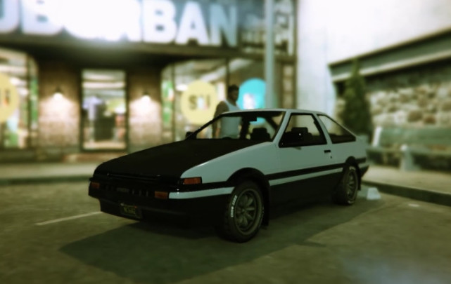 Gta5 中最像ae86的车 秋名山车神 重现洛圣都