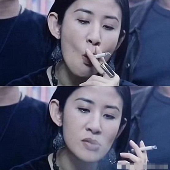 娱乐圈4大女神抽烟:舒淇社会,颖宝呆萌,而她才是老烟枪