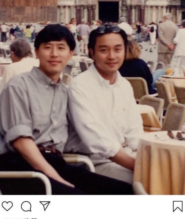 张国荣逝去16年,儿子现身香港悼念,唐鹤德晒旧照网友"泪奔"!