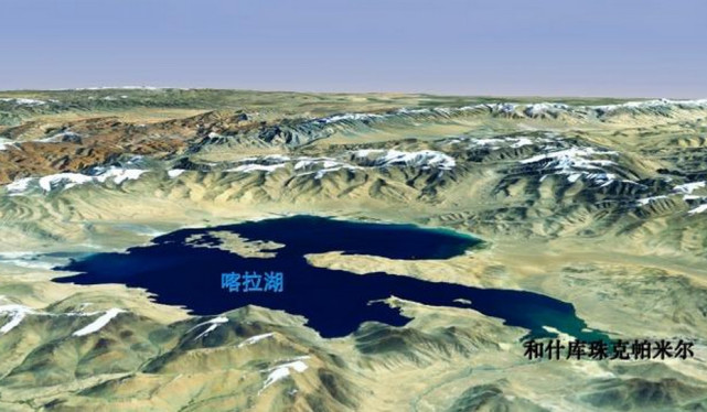喀拉湖地图图片