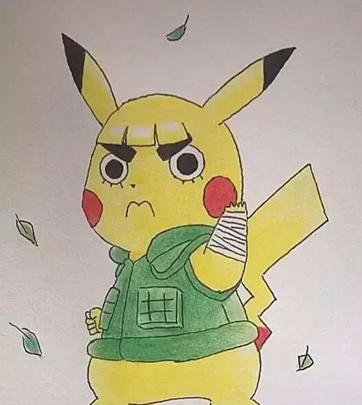 当皮卡丘火影化后,一眼能认出"鼬"的是大佬,全认识的绝对真爱!